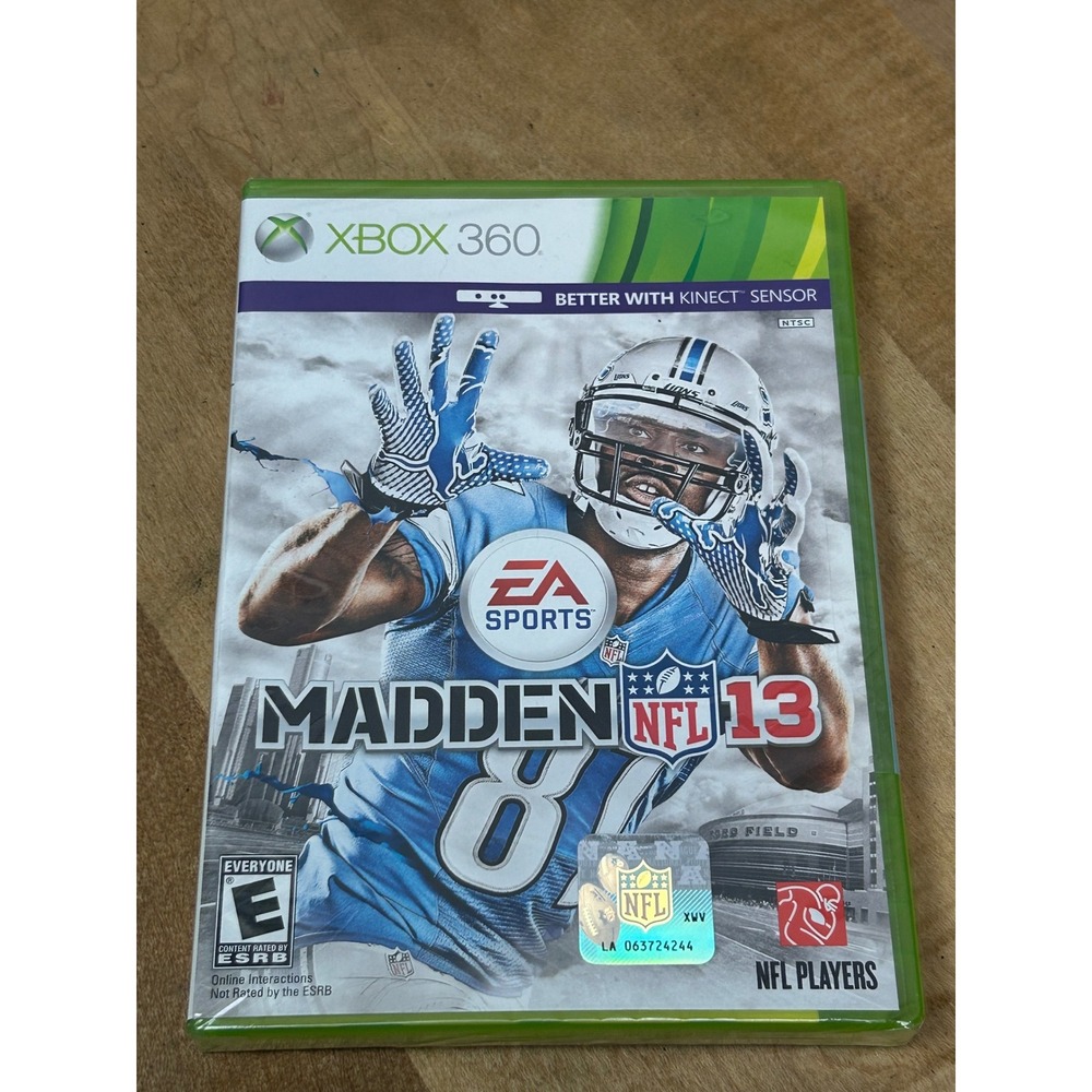 EA‎ Sports Video Game Xbox 360 OS Madden NFL 13 Football Kinect Compatible 2012